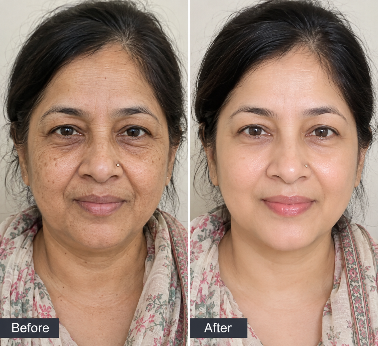 Before After